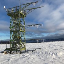 Tower at NEON HEAL field site