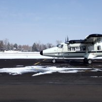 Twin Otter arrival at KBDU