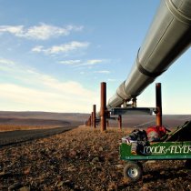 Pipeline near toolik field site