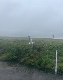  Aquatic instrument sensors (SUNA, Sonde, TROLL, and PAR) at the OKSR field site 