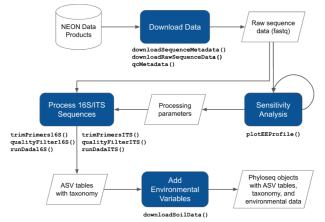 neonMicrobe package flow