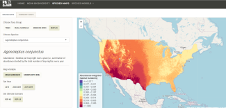 screenshot of modelling map