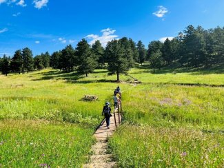 Nayani and team outside Boulder CO