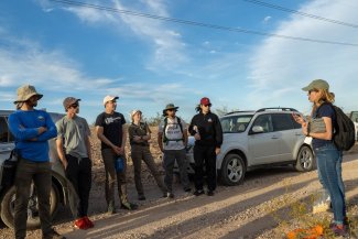 Laura Steger teaches small mammal survey