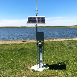 Groundwater well at the NEON PRLA site